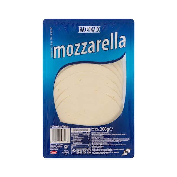 Precio En Mercadona De Queso Mozzarella Hacendado Lonchas Paquete 0 2