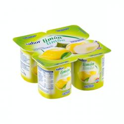 Yogur sabor limón Hacendado 4 ud. X 0.125 kg