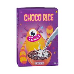 Cereales de arroz inflado Choco Rice Hacendado con chocolate Caja 0.5 kg