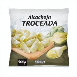 Alcachofa troceada Hacendado ultracongelada Paquete 0.4 kg