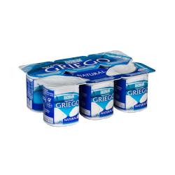 Yogur griego natural Hacendado 6 ud. X 0.125 kg