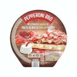 Pizza Pepperoni barbacoa Hacendado ultracongelada  0.54 kg
