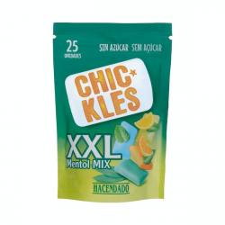 Chicle mentol mix XXL gragea Hacendado Paquete 0.1 kg