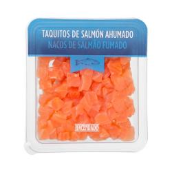 Taquitos de salmón ahumado Hacendado Paquete 0.1 kg