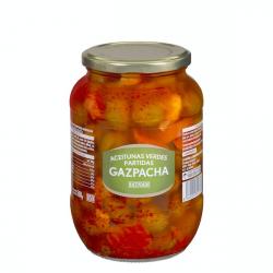 Aceitunas gazpacha Hacendado con hueso Tarro 0.835 kg