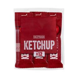 Ketchup Hacendado en sobres individuales Paquete 0.24 kg