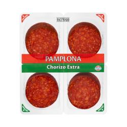 Chorizo Pamplona extra Hacendado lonchas 4 paquetes X 0.05625 kg