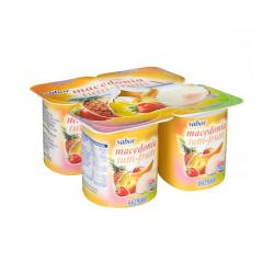 Yogur sabor macedonia Hacendado 4 ud. X 0.125 kg