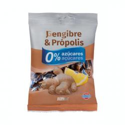 Caramelos jengibre y própolis Hacendado 0% azúcares Paquete 0.09 kg