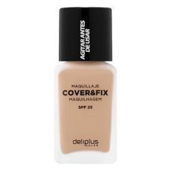 Maquillaje fluido Cover & Fix Deliplus 04 dorado  0.03 ud