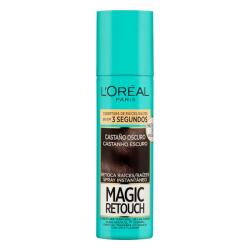 Retoca raíces instantáneo L'Oréal castaño oscuro Spray 0.1 100 ml