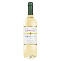 Vino blanco seco D.O Catalunya Vinya del Mar Azul Botella 750 ml