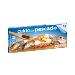 Caldo de pescado Hacendado en pastillas Caja 0.12 kg
