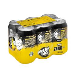 Refresco de limón Hacendado zero azúcar fresh gas 6 latas X 330 ml