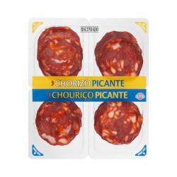 Chorizo picante extra Hacendado lonchas 4 paquetes X 0.05625 kg