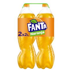 Refresco Fanta naranja 2 botellas X 2 L