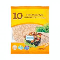 Tortillas de trigo integrales Hacendado Paquete 0.36 kg