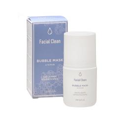 Mascarilla facial Bubble Mask & Scrub Facial Clean Deliplus exfoliante y efervescente Tubo 0.05 100 ml