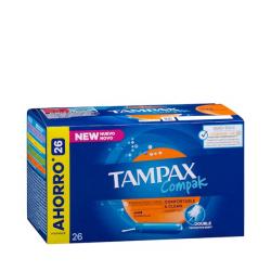 Tampones super plus Tampax Compak con aplicador Caja 1 ud