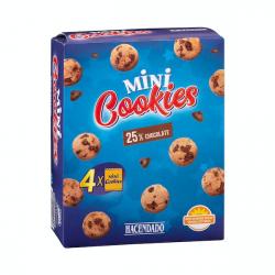 Galletas mini cookies Hacendado Caja 0.16 kg