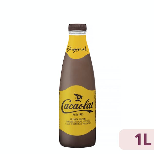 Batido de cacao Cacaolat Botella 1 L en Mercadona