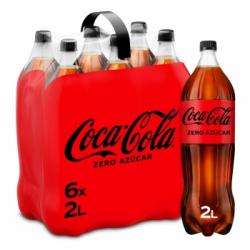 Coca Cola zero azúcar pack 6 botellas 2 l.