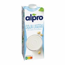 Bebida de soja ligera Alpro sin gluten sin lactosa brik 1 l.
