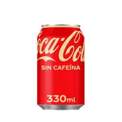 Refresco Coca-Cola sin cafeína Lata 330 ml