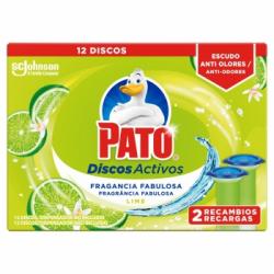 Discos wc activos aroma lima recambio Pato 2 ud.