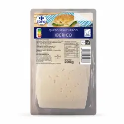 Queso ibérico semicurado Carrefour Extra 200 g