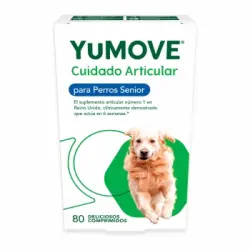 Suplemento articular para perro senior Yumove 80 ud