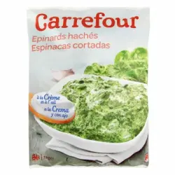 Espinacas Crema Carrefour 1 kg.