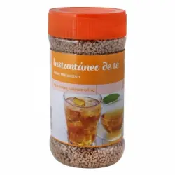 Té instantáneo sabor melocotón Carrefour 400 g.