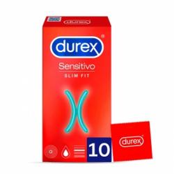 Preservativos sensitivo suave para mayor sensibilidad talla pequeña Durex 10 ud.