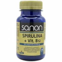 Spirulina + vitamina B12 Sanon 80 g.