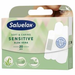 Apósitos sensitive con aloe vera Salvelox 20 ud.