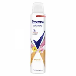 Desodorante aerosol antitranspirante tropical Rexona Advanced 200 ml