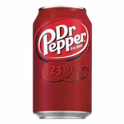Refresco Dr. Pepper con gas lata 33 cl.