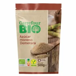 Azúcar moreno ecológica Carrefour Bio doy pack 500 g.