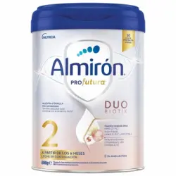 Leche infantil de continuación desde 6 meses en polvo Almirón Profutura 2 Duobiotik sin aceite de palma lata 800 g.