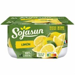 Preparado de soja con limón Sojasun sin gluten sin lactosa pack de 4 unidades de 100 g.