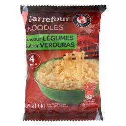 Noodles sabor verduras Carrefour 85 g.