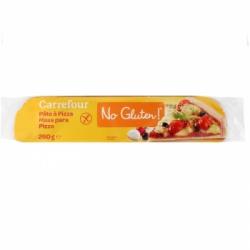 Masa de pizza Carrefour No gluten sin gluten 260 g.