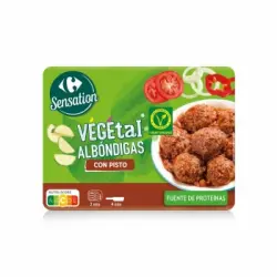 Albóndigas con pisto vegetal Sensation Carrefour 300 g.