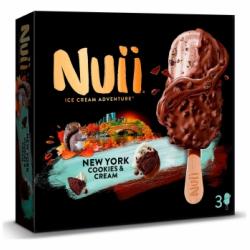 Bombón helado con crema de galletas de Nueva York Nuii 3 ud.