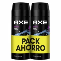 Desodorante en spray Marine Axe pack de 2 unidades de 150 ml.