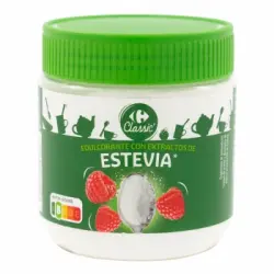 Edulcorante con extractos de stevia Carrefour Classic 200 g.