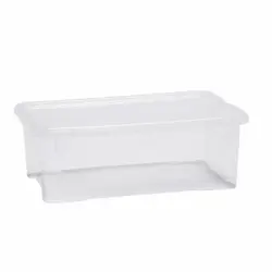 Caja de Ordenación con Tapa CARREFOUR HOME 5 l - Transparente