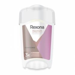 Desodorante en crema antitranspirante Maximum Protection Soft Solid Confidence Rexona 45 ml.