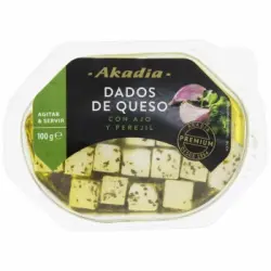 Queso feta en dados con ajo y perejil Akadia 100 g